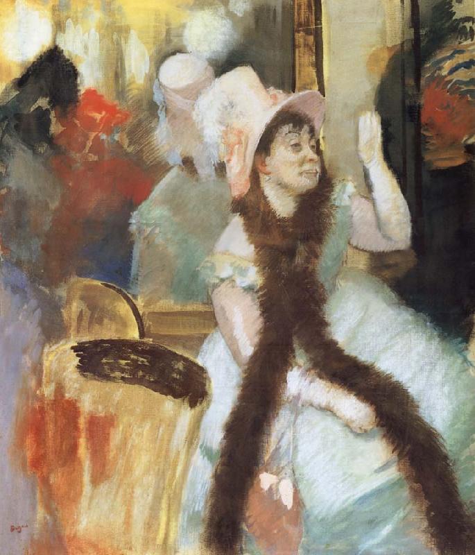 Edgar Degas Portrait apres un Bal costume